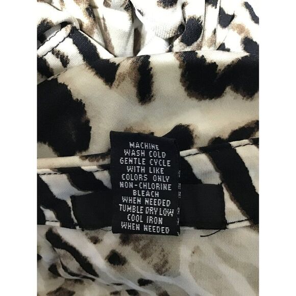 Alfani 2X Animal Print Stretch Top - Picture 9 of 9